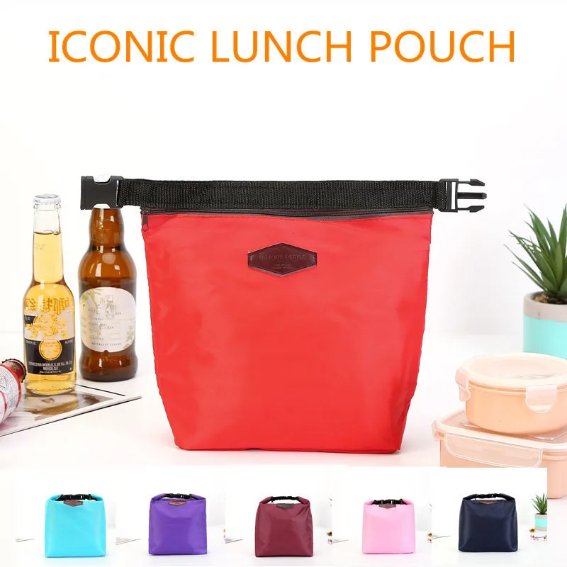 Prenosný tepelný izolovaný obedový taška chladič obedový box Storage Bag Witerproof Ženy Nosia pikinickú potravinovú izoláciu izoláciu bento taška