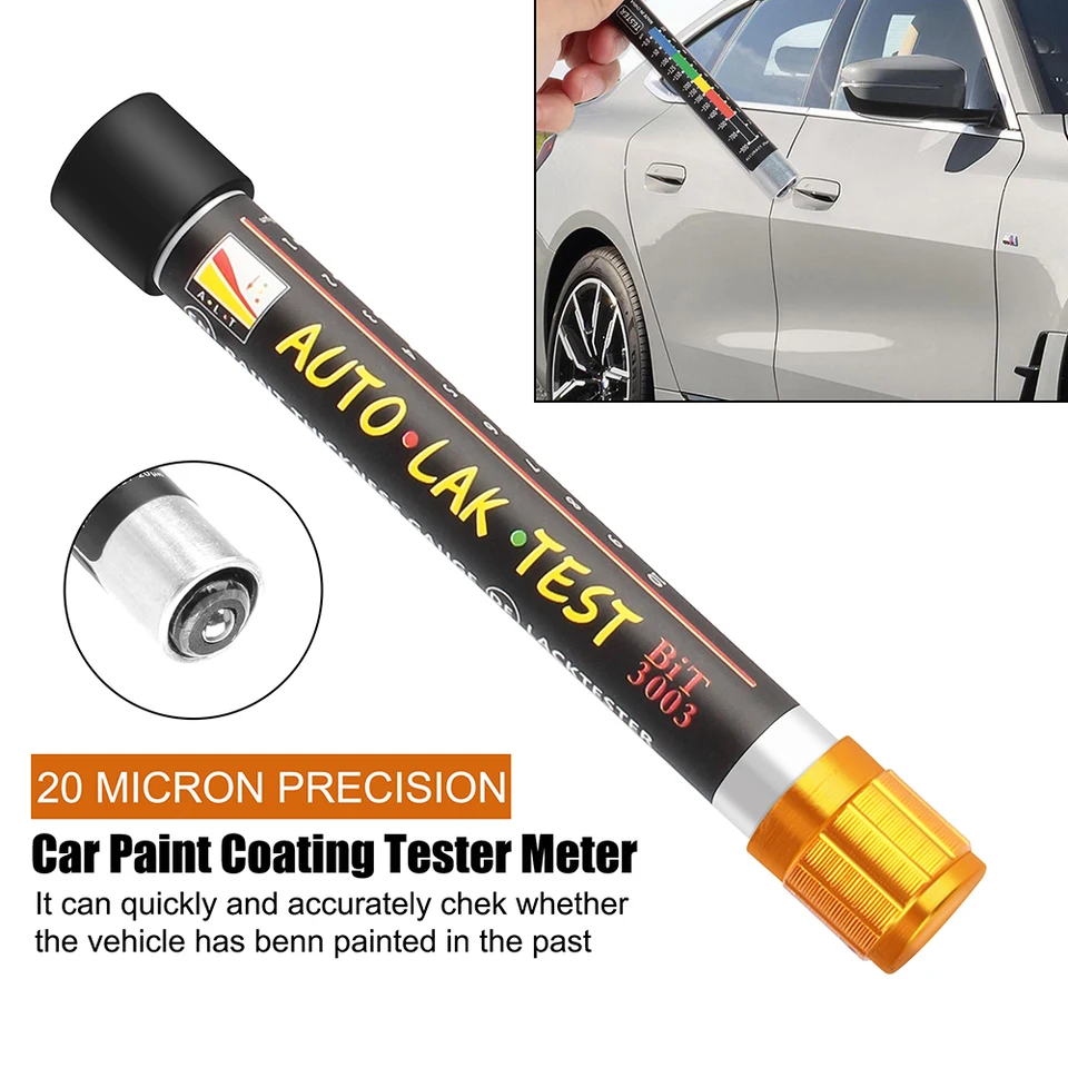 Prenosný tester testera na náter na náterovú náterovú hrúbku Testovanie pera vodotesný automobilový meradlo sonda sonda Penka hrúbka testera hrúbky pero