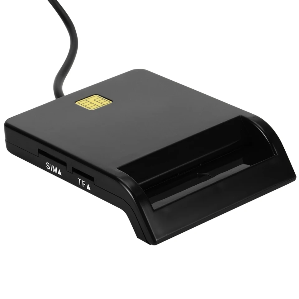 Prenosný USB 2.0 Čítanie inteligentných kariet DNIE ATM CAC ID ID banka KLONER CONER CONERER pre Windows Linux 85x65x12mm