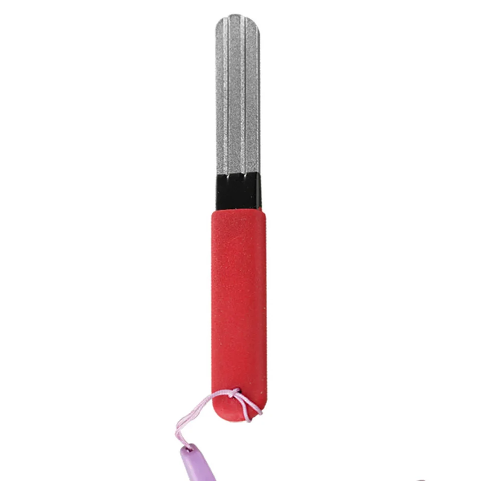 Prenosný vonkajší dvojitý drážkovací rybársky háčik na zaostrenie Hone Fishing Grinding Hook Bethener Nástroj Fishing príslušenstvo náhodná farba