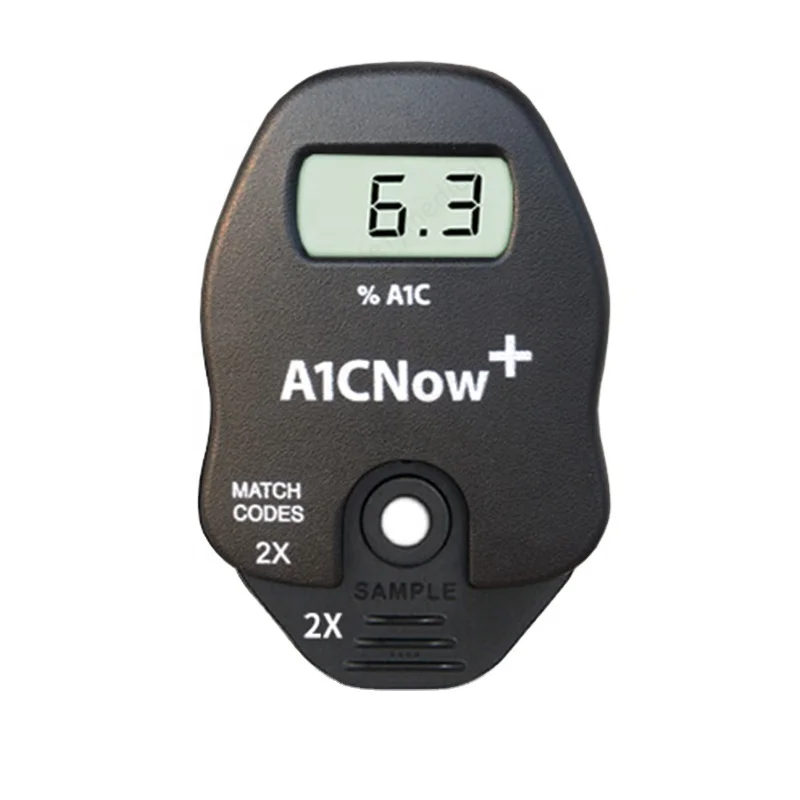 Prenosný vreckový počítač A1C Now + testovacie systémy vreckové prenosné prenosné hbA1c glykated hemoglobínový analyzátor