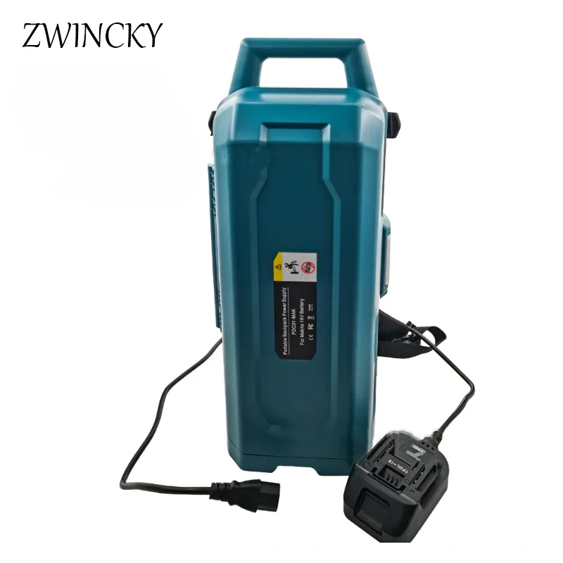 Prenosný výkon napájania batoh batérie pre prenosnú batériu pre Makita pre Dewalt pre Bosch 18V batériu pre kapacitu elektrického náradia pre štyri