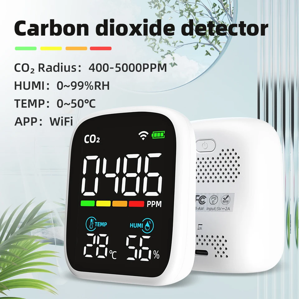 Prenosný WiFi Tester Tester Control App Control PM2.5