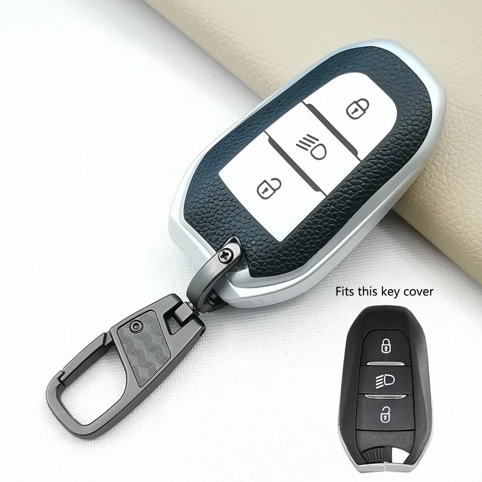 Prenášanie kože TPU Držiak na kľúče držiaka na kľúče od auta Kľúčový kryt pre kľúče pre Peugeot 301 308 408 508 2008 308S 3008 4008 5008 307 Accessorie