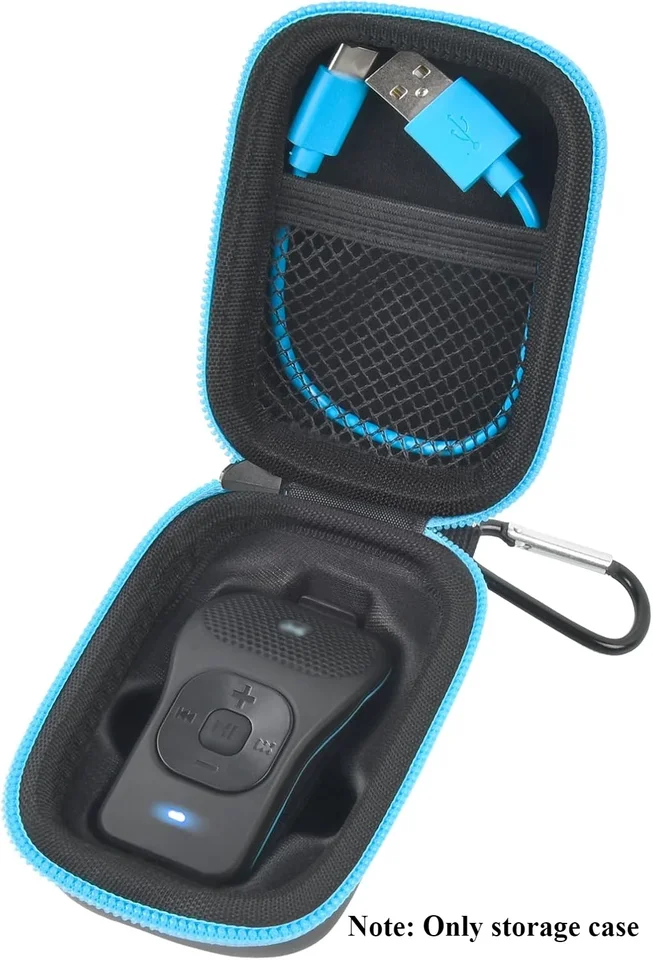 Prenášanie puzdra pre NOxgear 39G Nositeľné Bluetooth Clip Reproduktor, Magnetic Clip-On Wireless Prenosné reproduktory Mini cestovné úložisko
