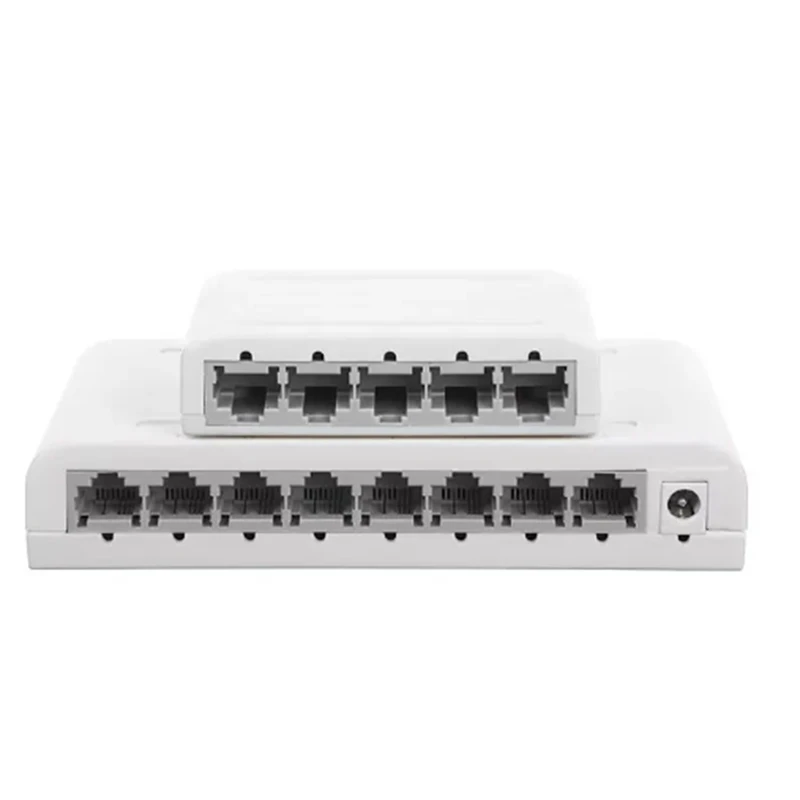 Prepínač údajov, sieťový náboj, splitter na stolných počítačoch, Plug & Play Shielded Ports Fanless Quiet