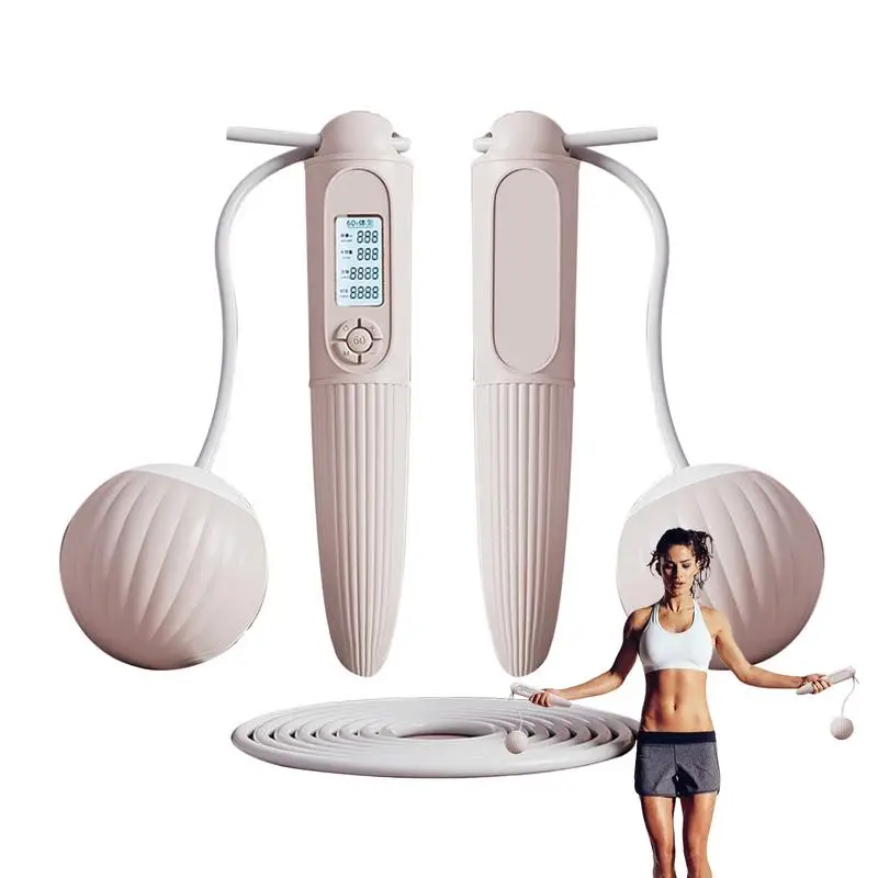 Preskočenie lana pre lano preskočenie fitness s pultom výcvikový švihák LCD LCD Displej nastaviteľné športové potreby vážená fitness