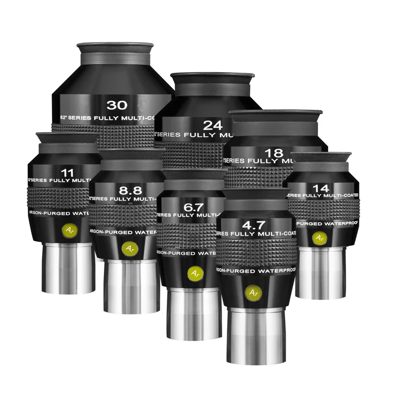 Preskúmajte vedecký 82 stupňov 1,25/2 palca 4,7 mm 6,7/8,8/11,14 mm 18 24 30 mm