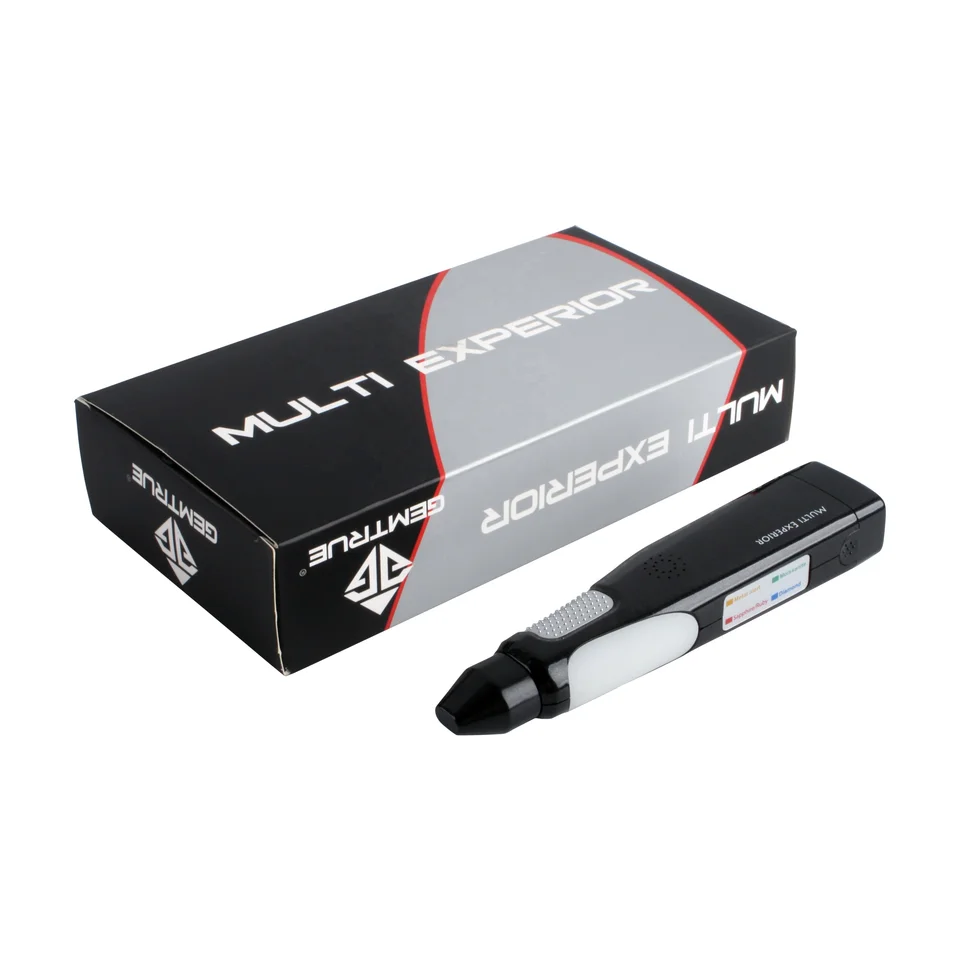 Presnosť Diamond Tester Pen Profesionálny diamant kontrola detektora Gemstone Selector LED Indikátor