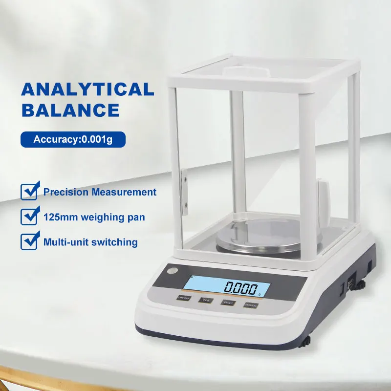 Presná škála šperkov Digitálna stupnica laboratória Analytická váha váha 200G/300G 0,001G