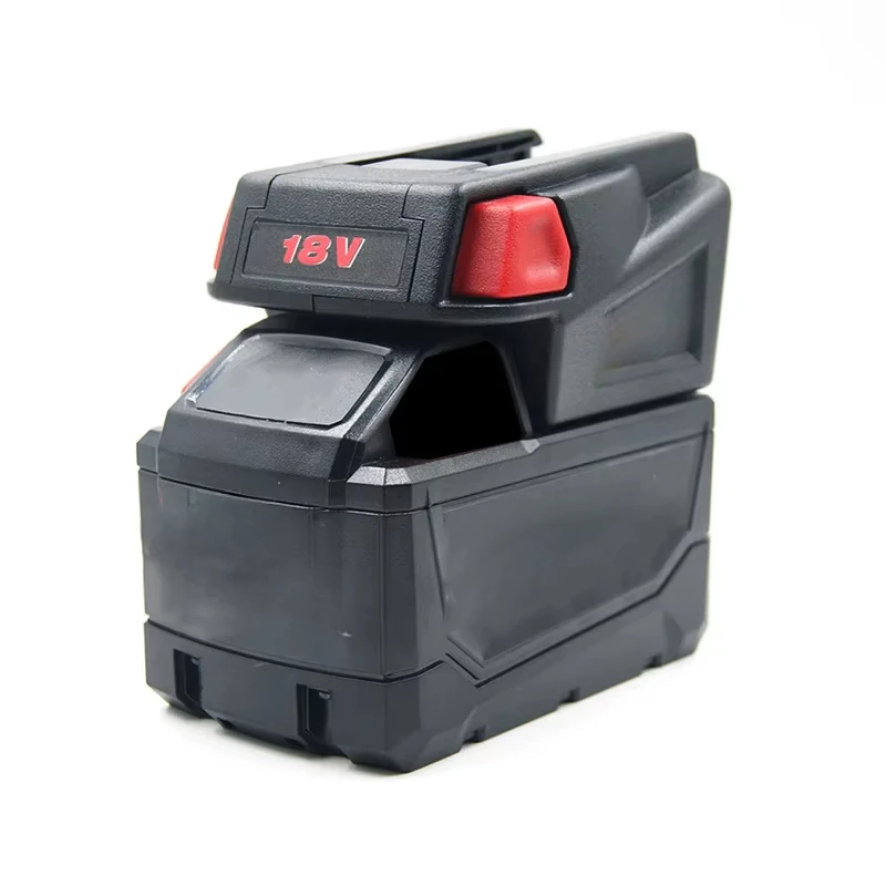 Prevodník adaptéra batérie s nabíjaním portu USB pre batériu Milwaukee M & 18 18 V Li-Ion pre Milwaukee 18V 48-11-1830