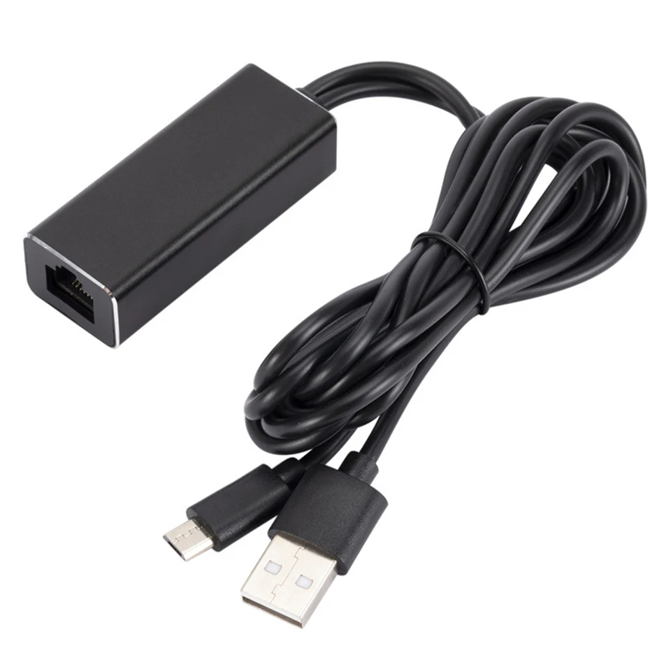 Prevodník micro USB až RJ45 pre chromecast/televíznu palicu 100 Mbps ethernet Adapter Kit