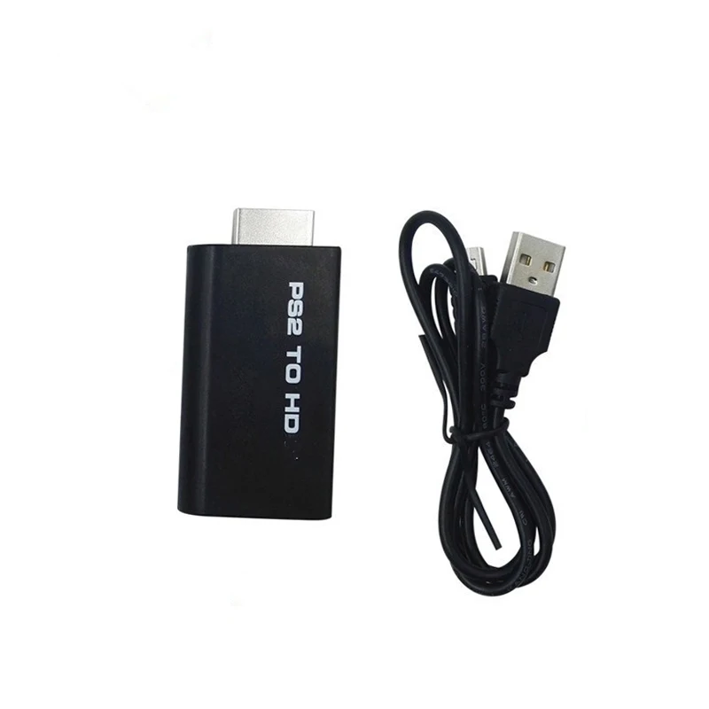 Prevodník zvuku pre PS2 na HDMI kompatibilný adaptér prevodníka s 3,5 mm zvukovým káblom pre režimy displeja PS2 nie pre 1080p