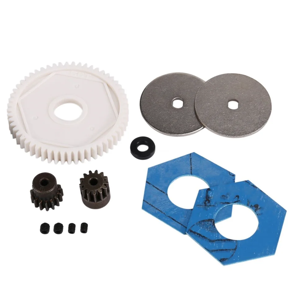 Prevodovka 54T čuročky 13T a 15T pre prevodovka pre axiálne SCX10 II 90046 90047 1/10 RC RC Crawler Car Upgrade diels, biele