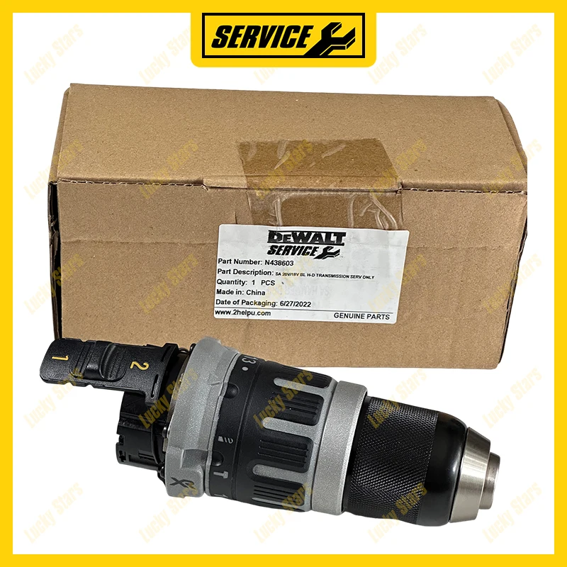 Prevodovka s prevodovkou redukcie N438603 pre DeWalt DCD797 DCD796