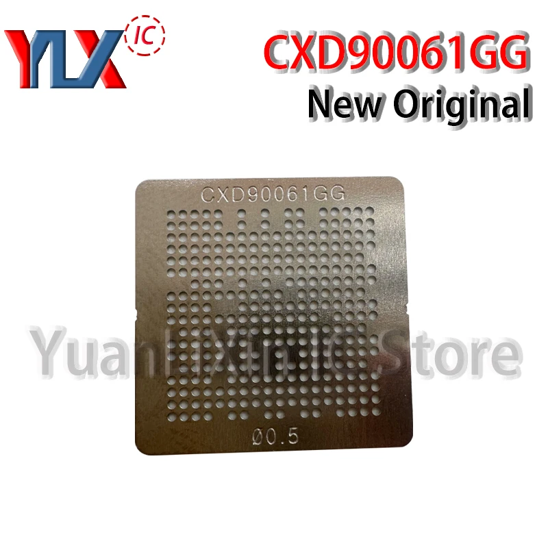 Priame zahrievanie 90*90 mm šablón pre CXD90061 CXD90061GG 0,5 mm herná konzola Displej Chip CPU BGA Šablóna šablón