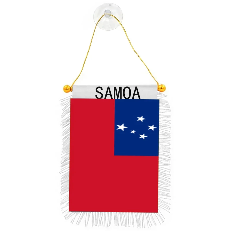 Priamo dodávka okenná dekoration dekorácia škvŕn Bunting Pennant Samoa vlajky