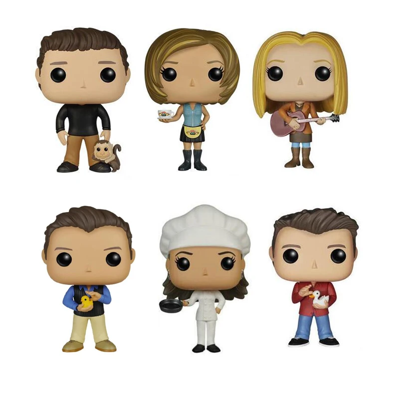 Priatelia filmu Rachel Green Joey Tribbiani Phoebe Buffay Monic Geller Chandler Bing Ross Geller Vinyl Figure Hračky