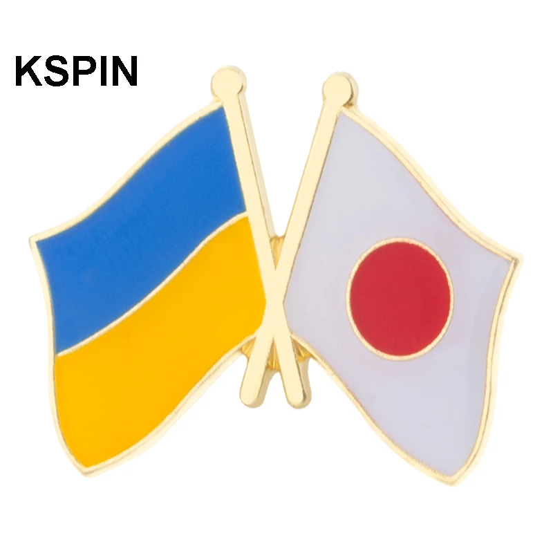 Priateľská vlajka odznak klopný kolík brošňa klopne piny odznaky na brošni batohu