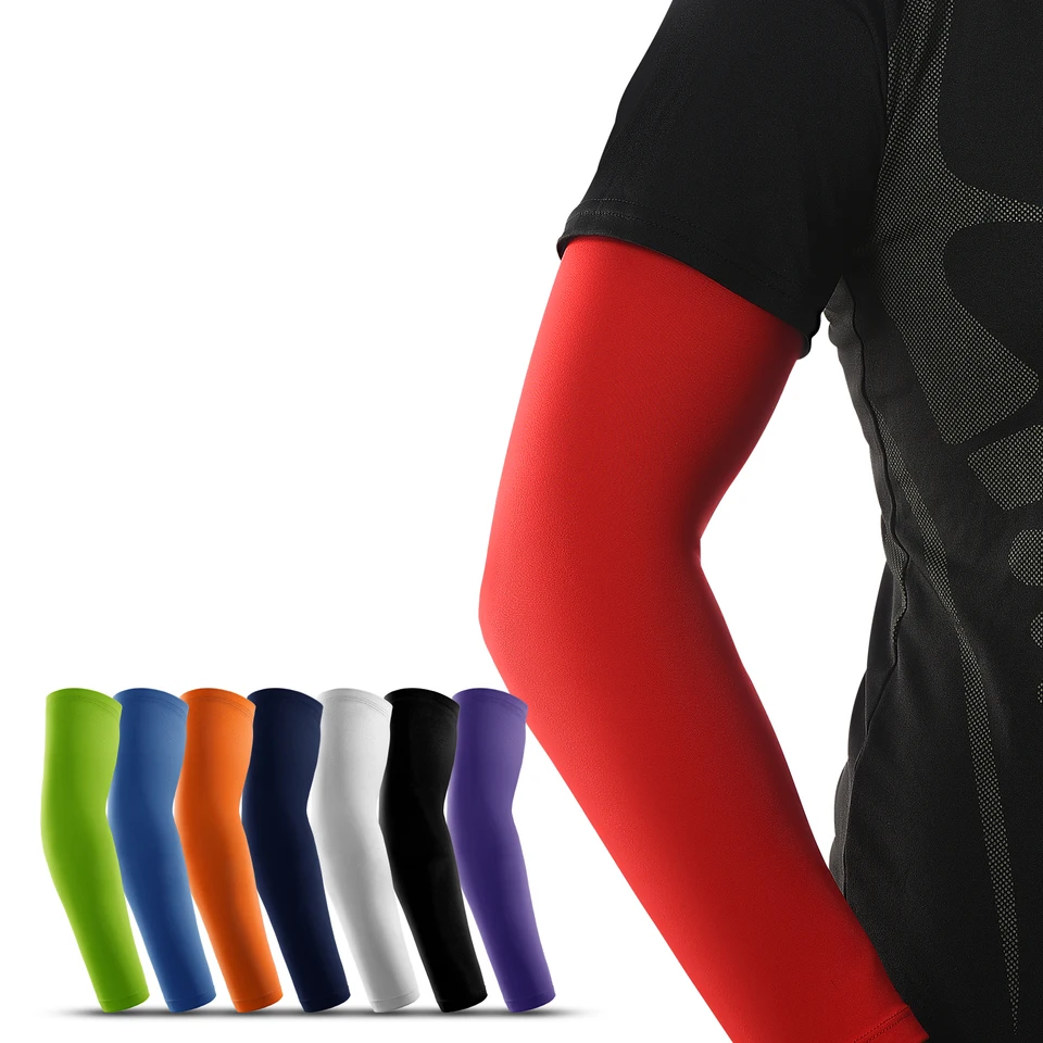 Priedušné kompresné rukáv pre mužov Ženy Nylon Elastic Elastic Full Arm Slnko rukáv pre mužov