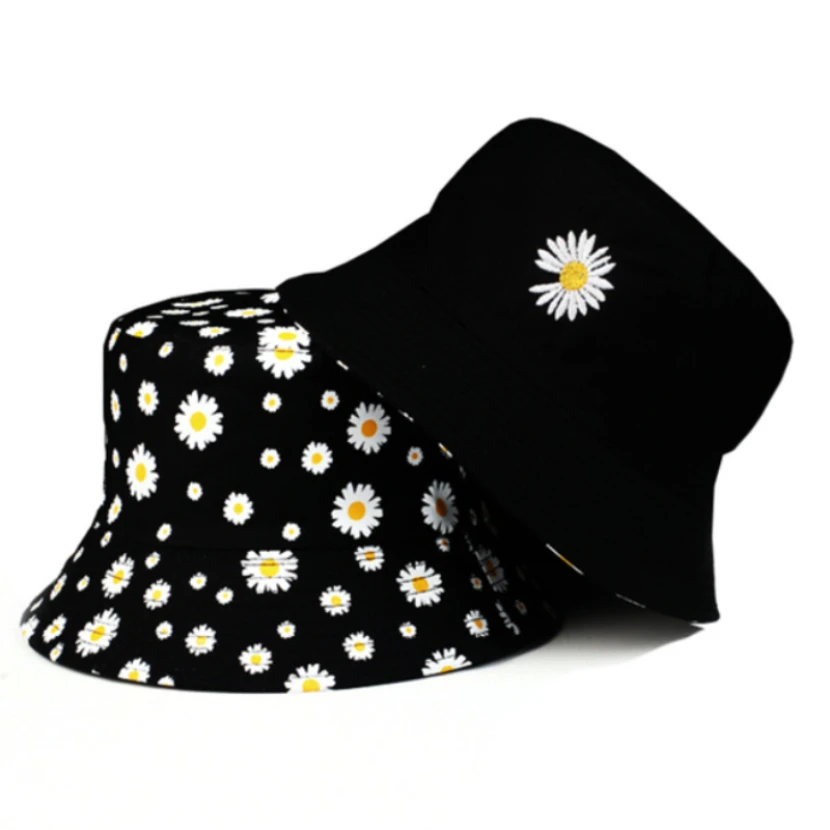 Priedušné kvetinové klobúky Pint Bucket Hats Oversable Sloble Sun Ochrana klobúk rybársky klobúk pre mužov Ženy Letné športové turistika Bob čiapka