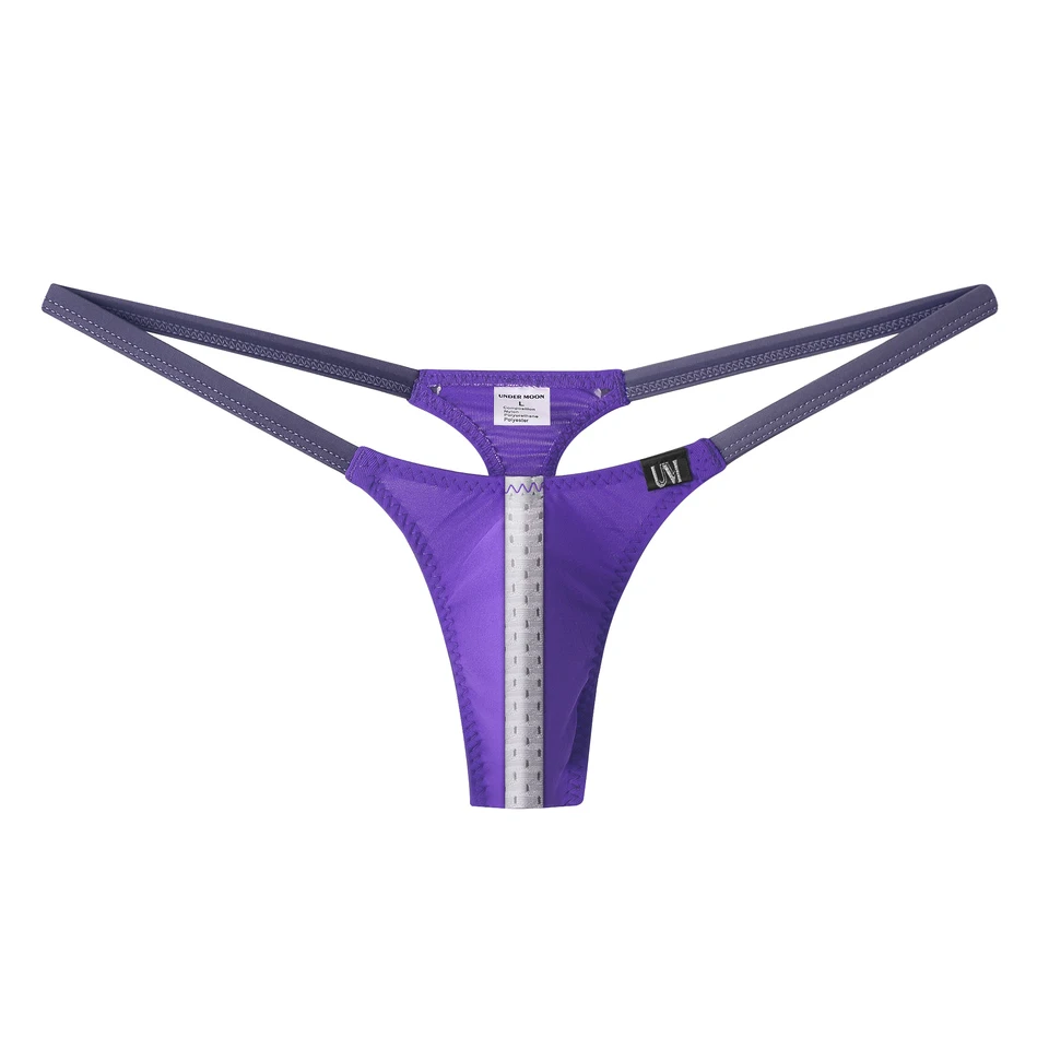 Priedušné pletivo pánske režiséry G-string Sexy spodná bielizeň Tanga briefs elastické tesné malé spodky Mužské t-nohavice erotické nohavičky
