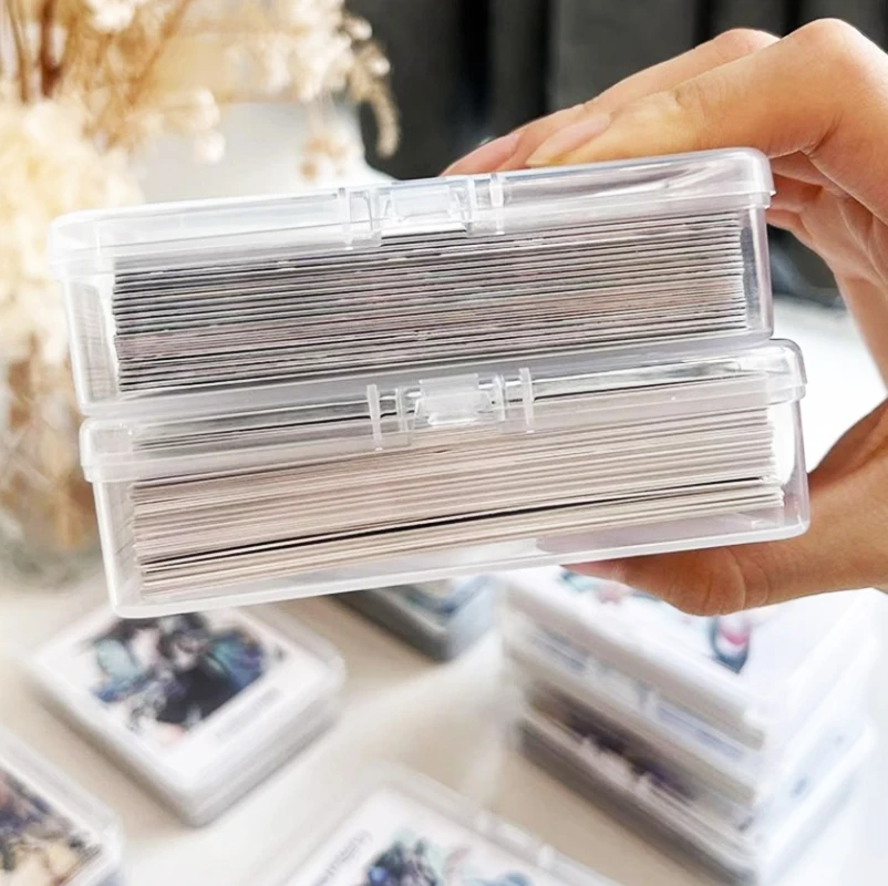Priehľadné plastové boxy hracie karty Kontajnerové karty Držiteľ PP PPA Storage Puzdro Balenie pokeru Game Card Box pre stolové hry