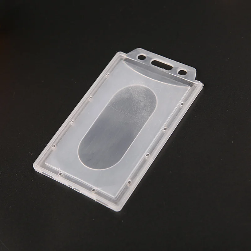 Priehľadné plastové identifikačné označenie Pass Pass Pass Pass Zamestnanec Case Cover Ruckge Držiteľ Clear Badge Pracovný povolený ochranca puzdro