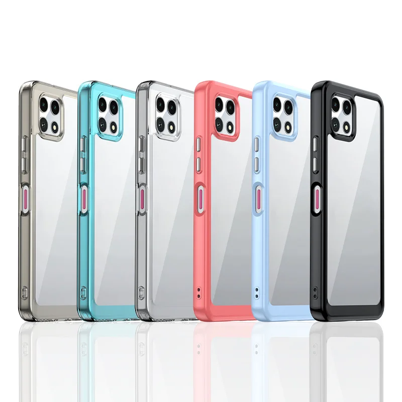 Priehľadný farebný prípad TPU pre T-Mobile Revvl 7 Pro T Phone 2 Pro 5G Protect Cover Clear Shell Fundas Coque Capa