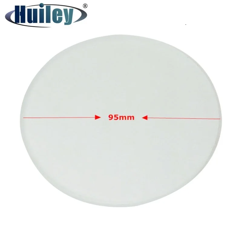 Priemer 95 mm priesvitná doska matné sklo pracovné fáza okrúhla vzorka hrúbka doštičky 4 mm pre stereo mikroskop