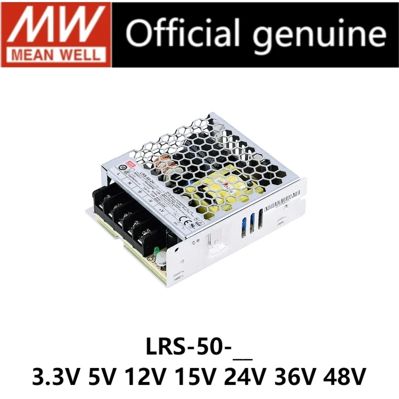 Priemerná studňa LRS-50 LRS-50-3.3 LRS-50-5 LRS-50-12 LRS-50-15 LRS-50-24 LRS-50-36 LRS-50-48 Meanwell LRS 50 50W