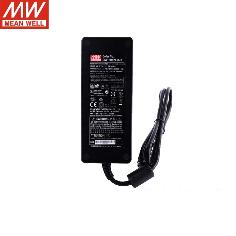 Priemerný výkon GST160A GST160A12 / GST160A15 / GST160A2 / GST160A24 / GST160A36-R7B GST160A48-R7B Meanwell GST160A 160W
