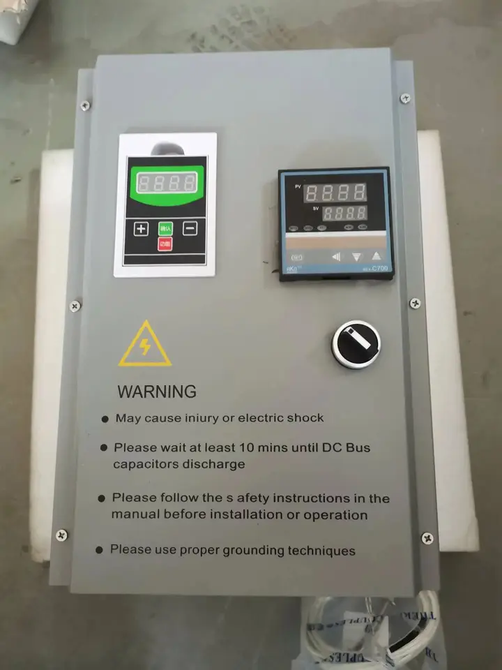 Priemyselné 10 kW 10000W 3 fáza 380V Elektromagnetické indukčné ohrievač s teplotným meračom pre plastické spracovanie strojov