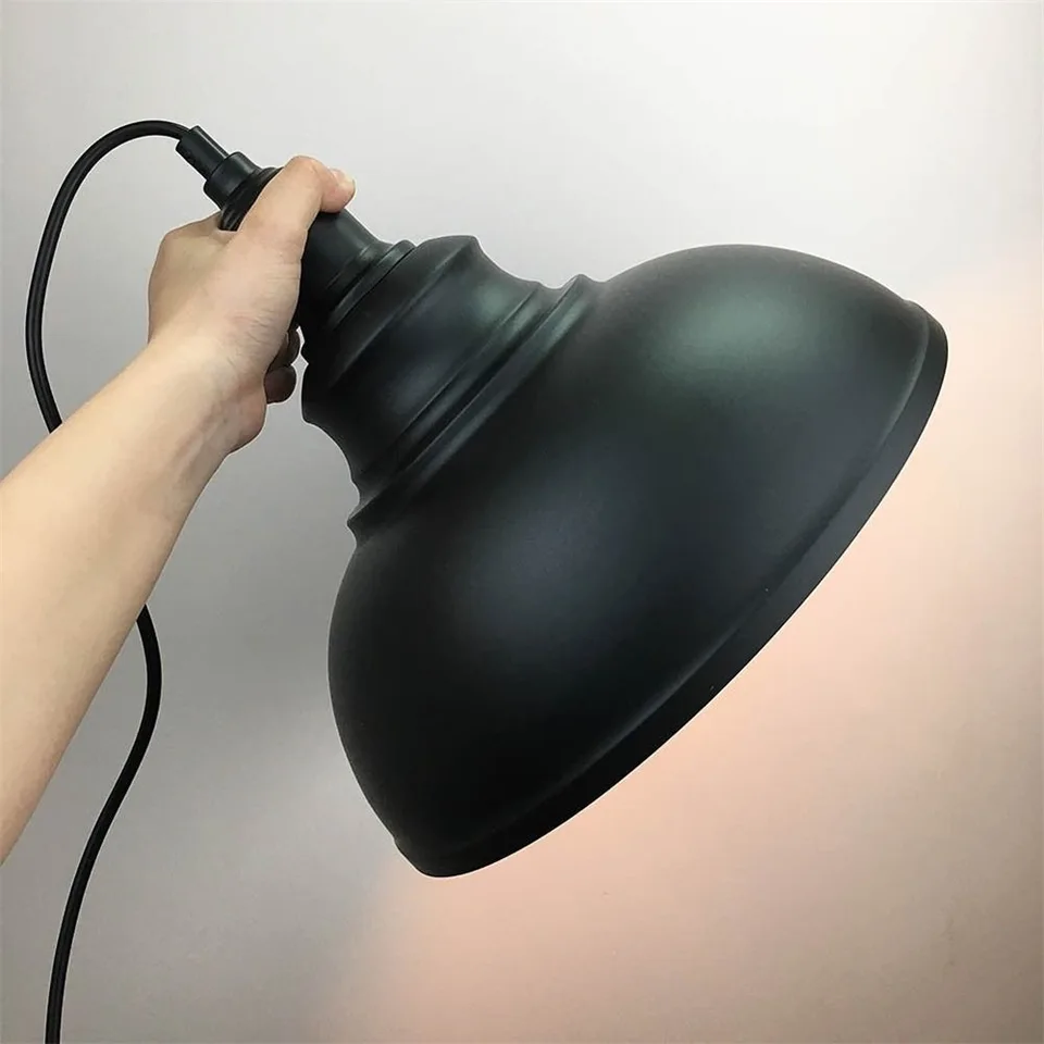 Priemyselný prívesok svetlo retro podkrovie prívesok lampa tieň zavesenie domov obývacia izba Bar Vintage Lights Cover Lampshade Lampa Techo