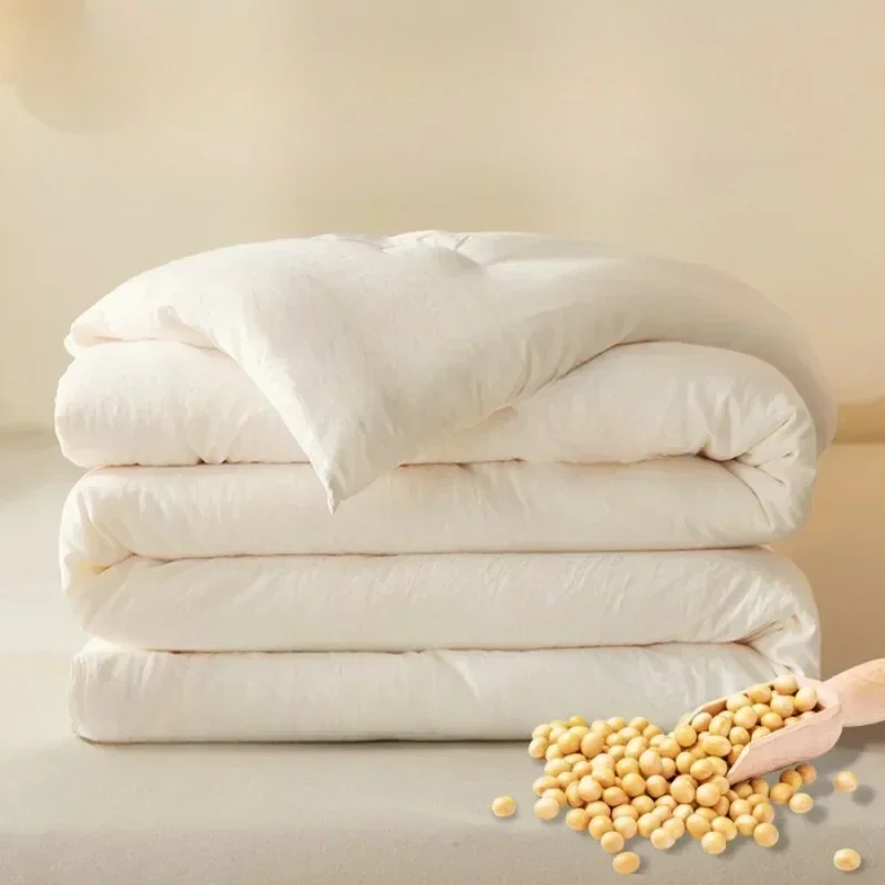 Prikrývka na sójové sójové sójové sójové bavisko Simple Four Seasons Single/Double Duvet Antibakteriálny