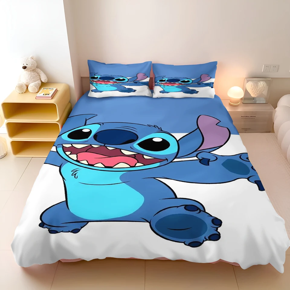 Prikrývka prikrývka kupca steh cartoon anime deti roztomilé tlačené veľkosti King Set Queen Twin Bedding