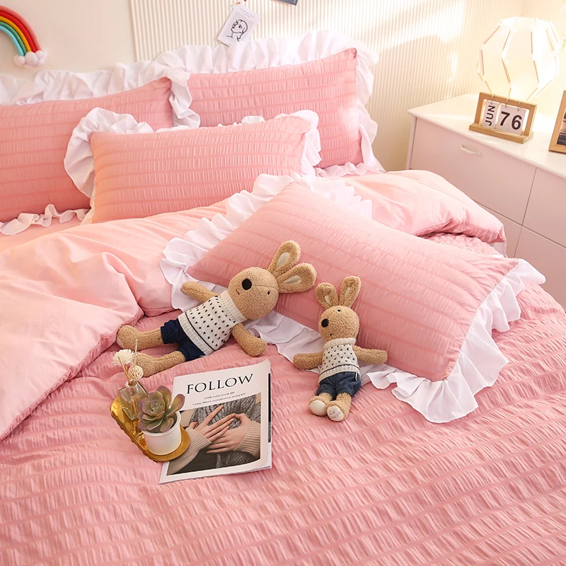 Prikrývka sada boho prikrývok so sudou Green Bedspreads Queen Veľkosť, 4 ks Mäkké reverzibilné pokrývka s geometrickým vytlačeným pre celú sezónu
