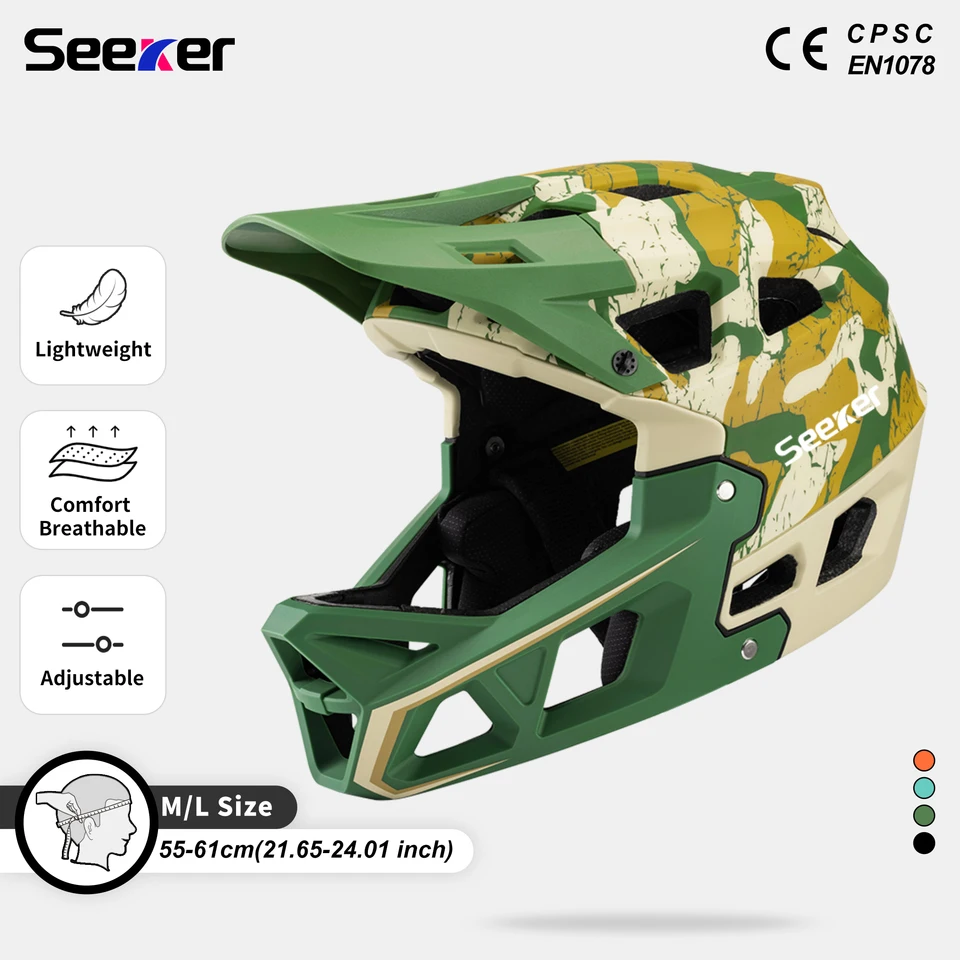 Prilba na bicykli pre helmu Seeker Mountain Bike Pánsky