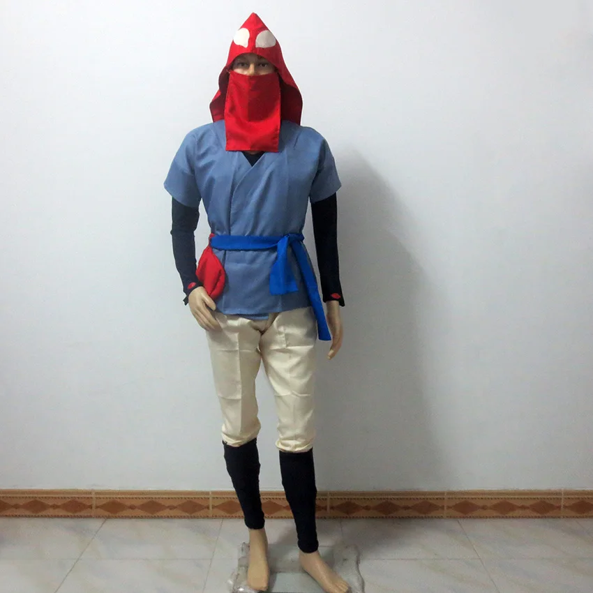 Princ Ashitaka Cosplay vianočná večierok Halloween Uniform Outfit Prispôsobte akúkoľvek veľkosť