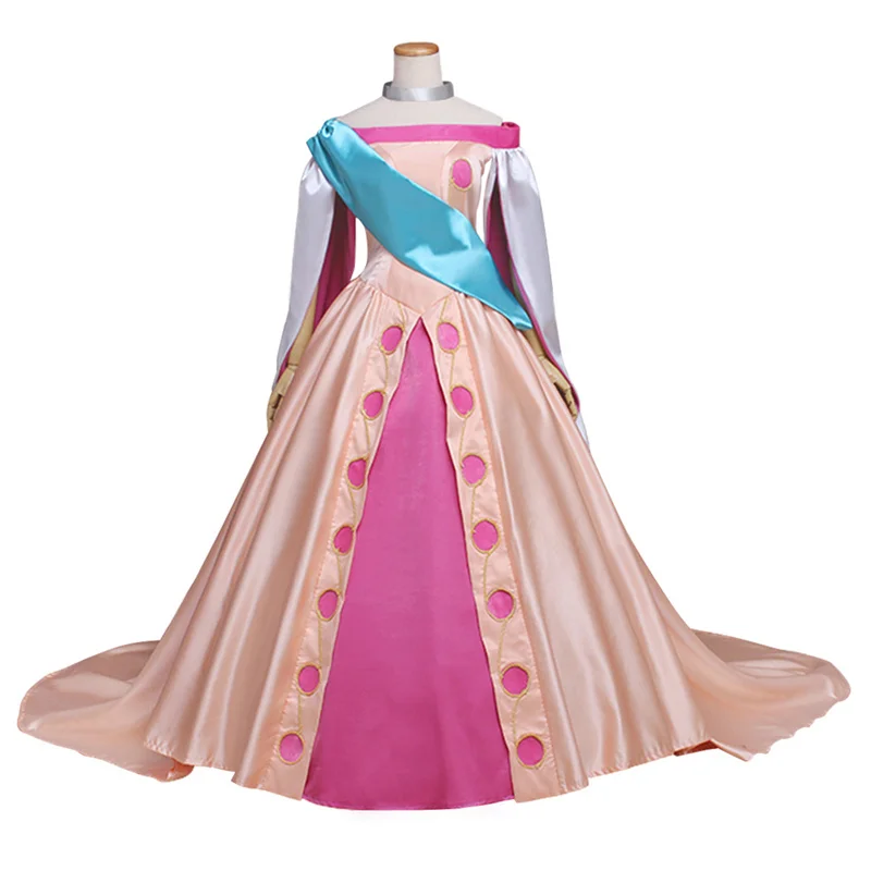 Princezná Anastasia Fancy Cosplay kostým ružové šaty pre dospelých žien Halloween Party Ball Gown Rown