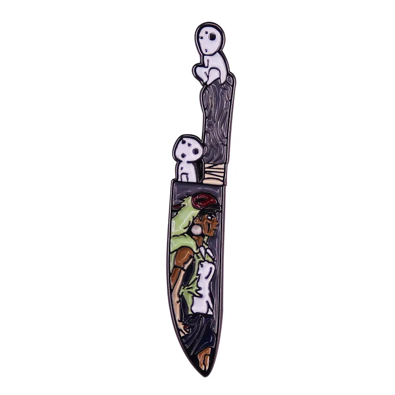 Princezná brožová štúdia Ghibli Animation Film Badge Accessories