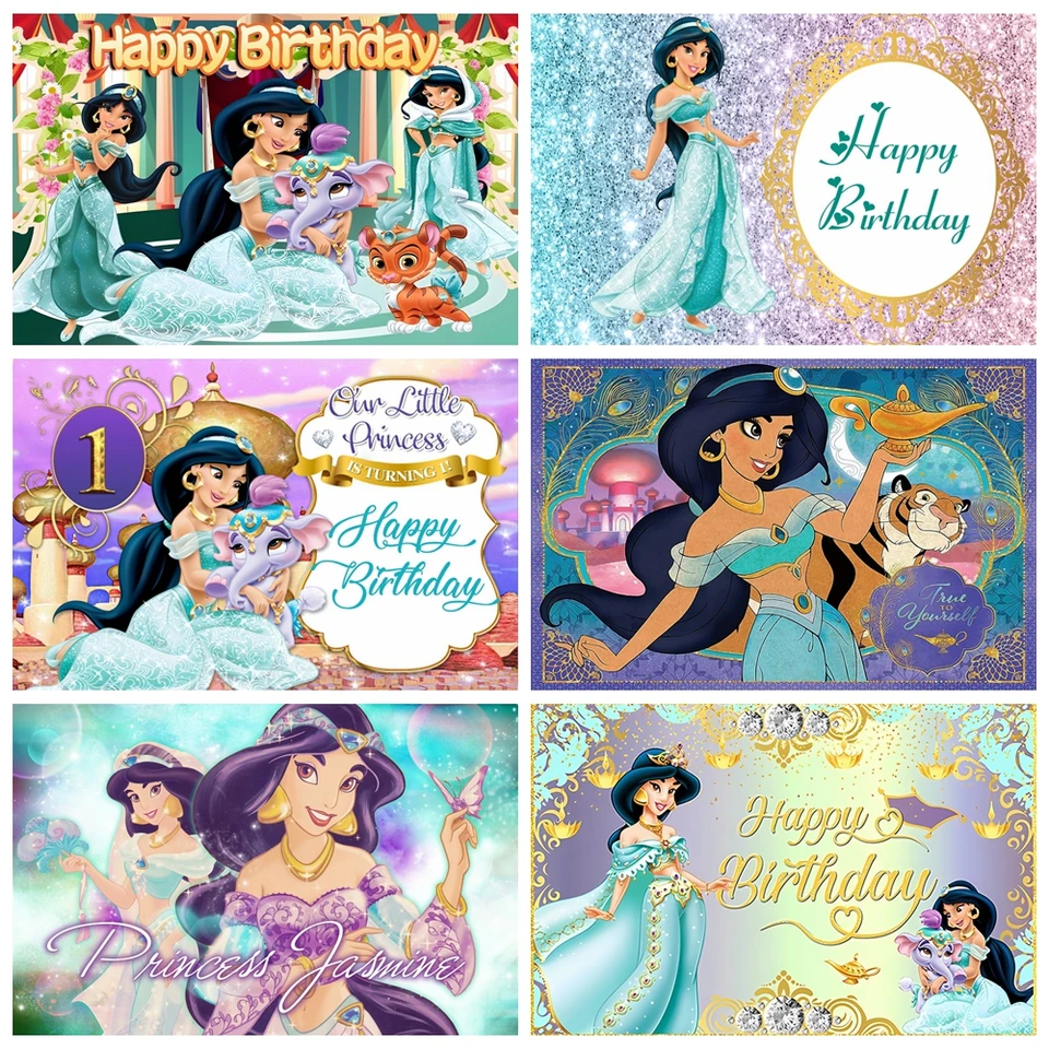 Princezná Jasmine Aladdin Narodeniny Pozadie pre bábätko
