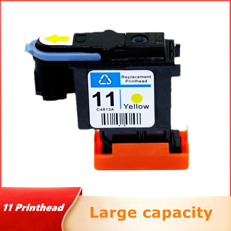 Print Head žltá kompatibilná pre HP 11 Výmena za HP11 DesignJet Jet 70 100 110 500 510 C4810A C4811A C4812A C4813A