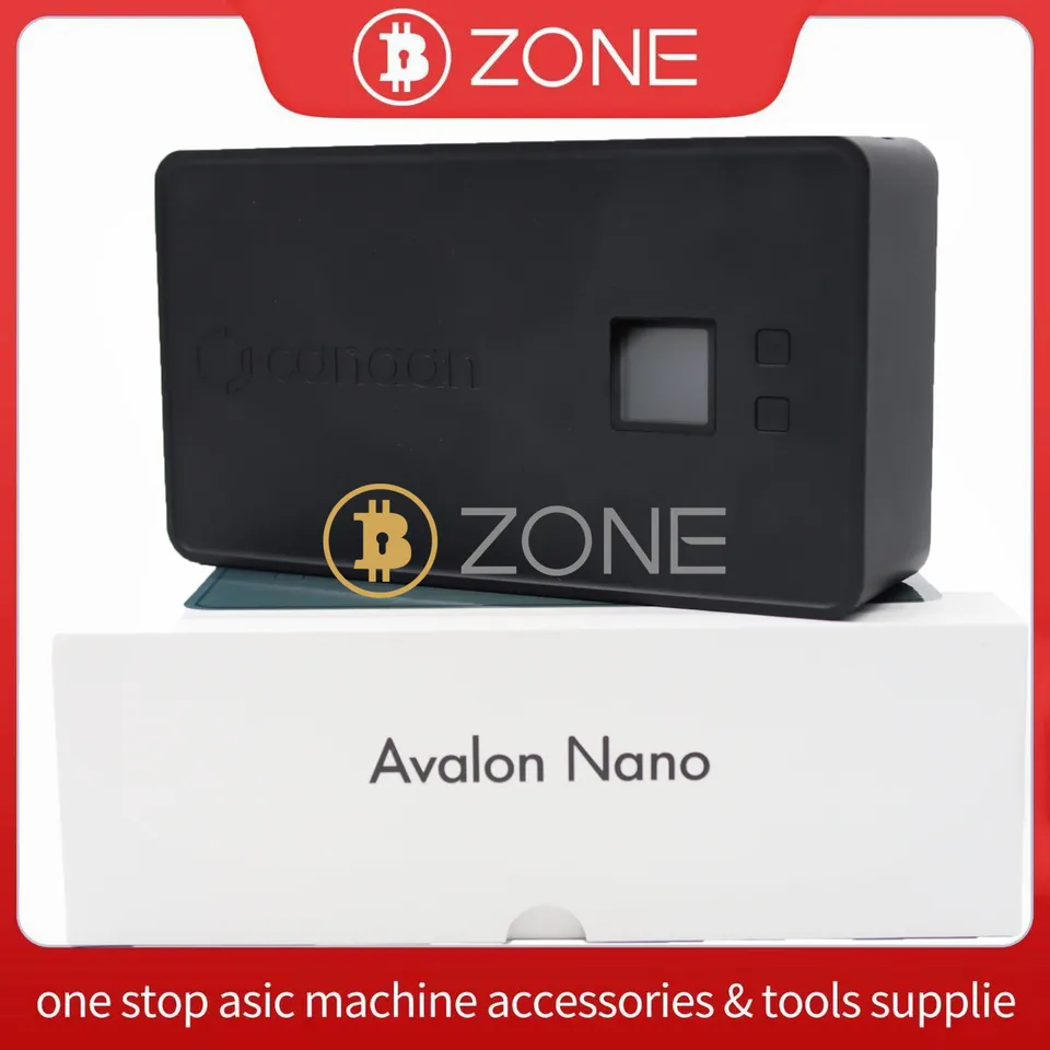Pripravený na prepravu Avalon Nano3 Crypto Miner ASIC Tichý bitcoínový baník 4./s BTC Baling stroj 0,12 $/deň