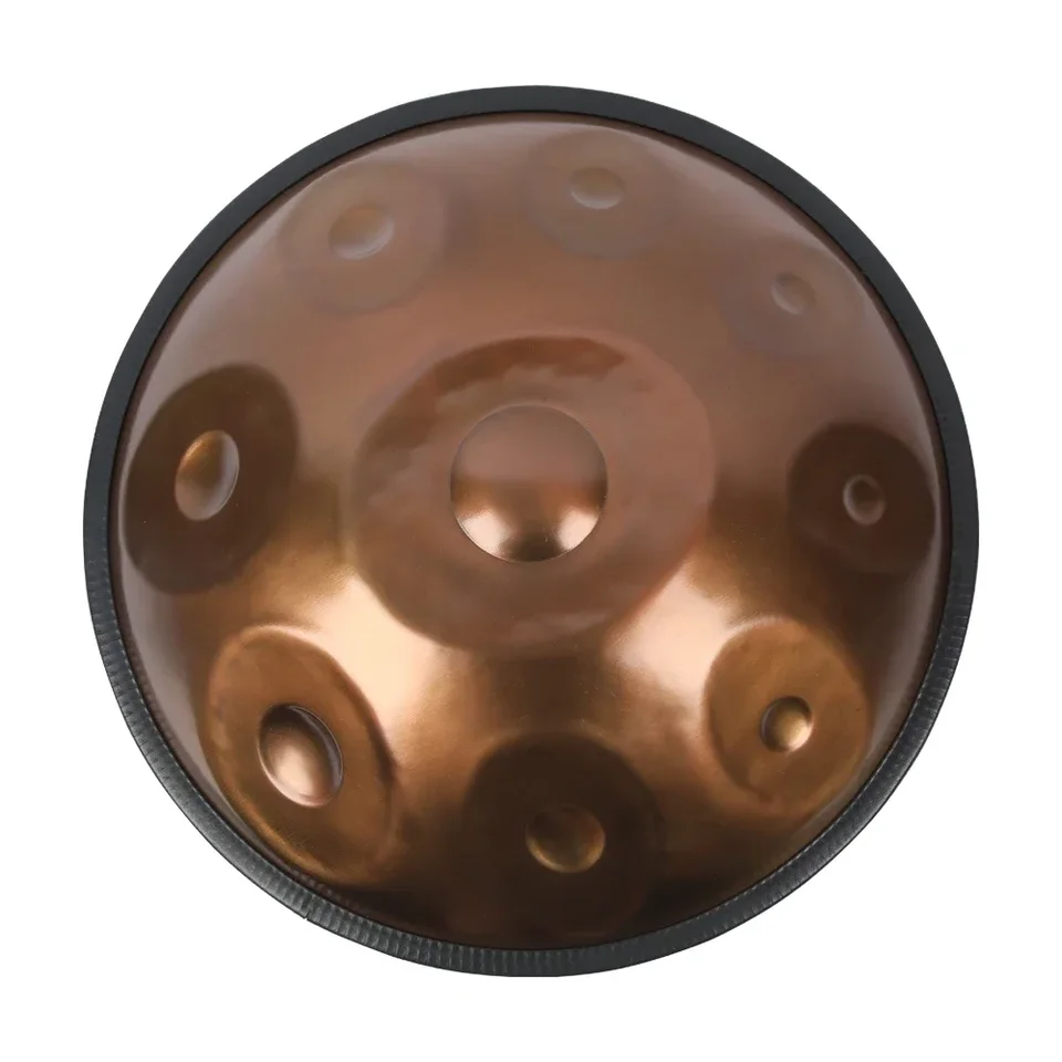 Pripravený na prepravu nehrdzavejúcej ocele 55 cm e rovnodennosti zlato 9 Poznámky Handpan