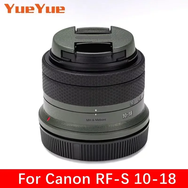 Prispôsobená nálepka pre Canon RF-S 10-18 mm nálepka kožnej kamery šošovky Vinyl Wrap Film Coat 10-18 F4.5-6.3 je STM RFS F/4.5-6.3
