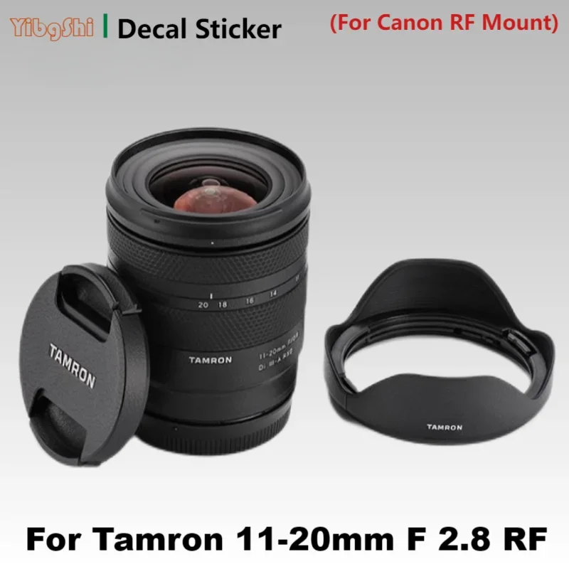 Prispôsobená nálepka pre Tamron 11-20 F2,8 RF Mount Lens Skin 1120 STRECER LENS 11-20F2.8 Nálepka objektívu 11 20