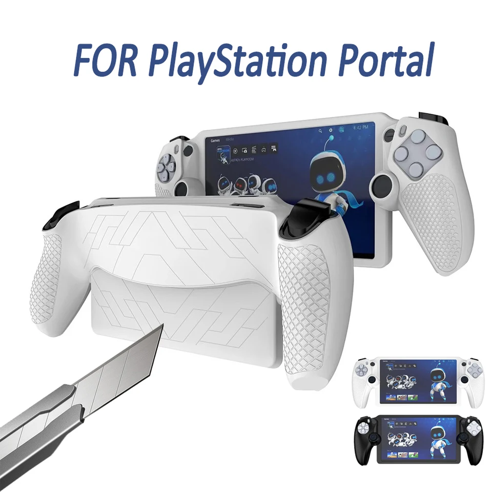 Prispôsobené puzdro pre ochranný kryt portálu PS5 360Degree Plné pokrytie Non-Slip Skin Touching Accessories for PlayStation Portal