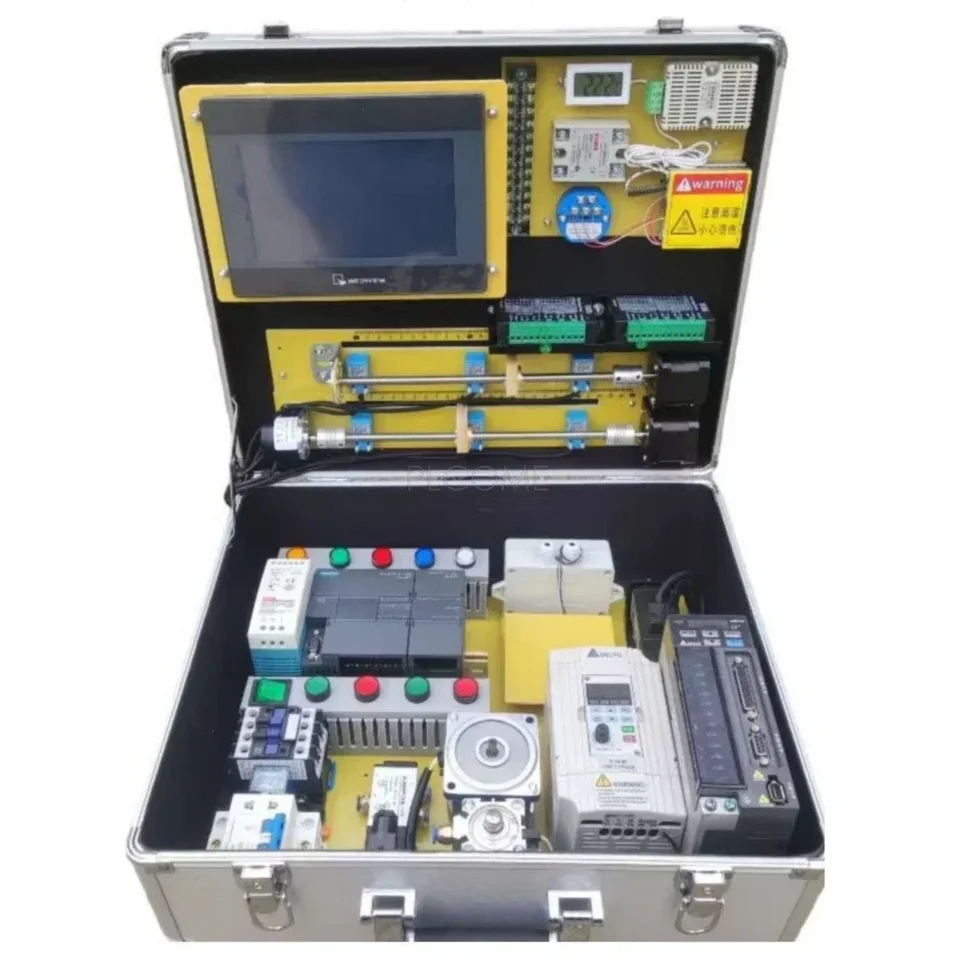 Prispôsobené S7-200 Smart PLC Training Kit Test Practice Box Learning HMI Touch Screen Programming Výučba pre Siemens