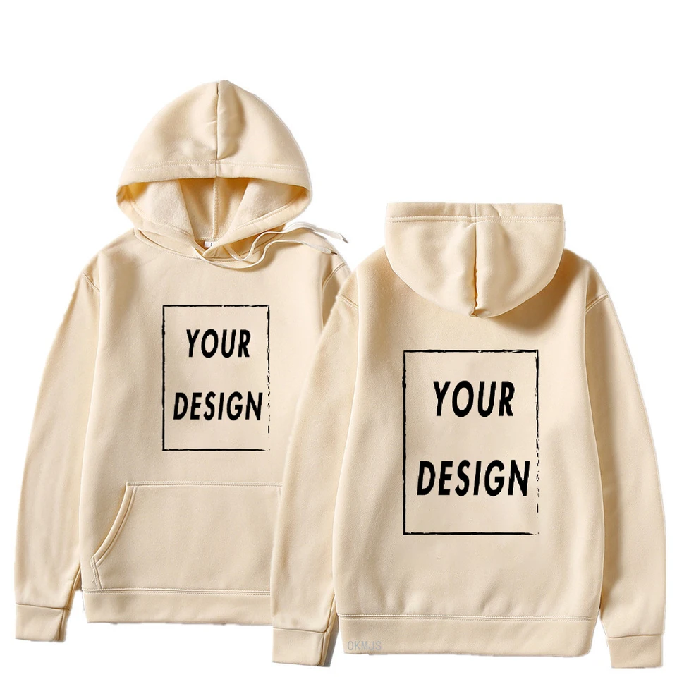 Prispôsobené tlačené muži Ženy kapucňa voľné oblečenie móda s dlhým rukávom s kapucňou osobnosť osobnosť Streetwear Streetwear mikiny